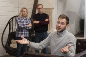 familia desentendida em terapia